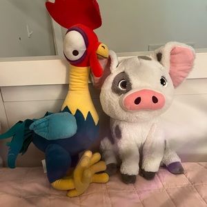 Disney Moana HeiHei and Pua plush